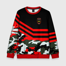 Детский свитшот 3D Камуфляж Полиция