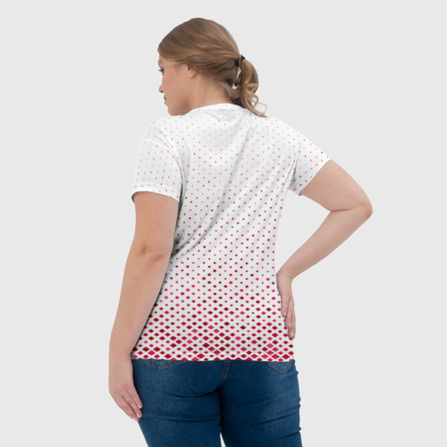 Женская футболка 3D MERCEDES-BENZ, цвет 3D печать - фото 7
