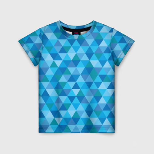 Детская футболка 3D Hipster blue