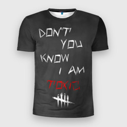 Мужская футболка 3D Slim I am toxic
