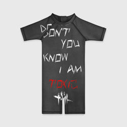 Детский купальный костюм 3D I am toxic