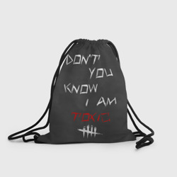 Рюкзак-мешок 3D I am toxic