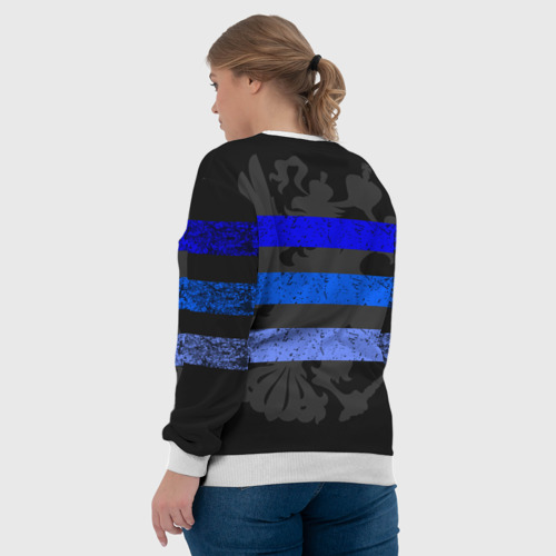 Женский свитшот 3D Полиция, цвет 3D печать - фото 7