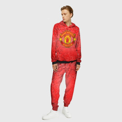 Мужской костюм с толстовкой 3D ФК Манчестер Юнайтед - фото 2
