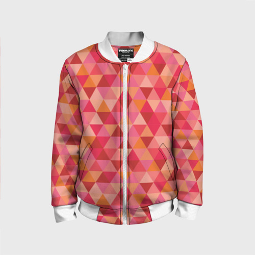 Детский бомбер 3D Hipster red Фото 01 Детский бомбер 3D Hipster red Фото 01