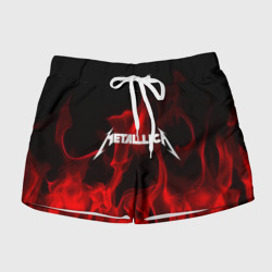 Женские шорты 3D Metallica