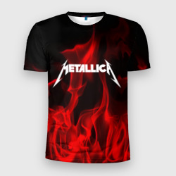 Мужская футболка 3D Slim Metallica