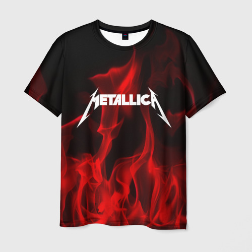 Мужская футболка 3D Metallica, цвет 3D печать