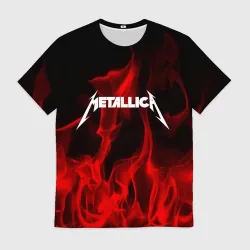 Мужская футболка 3D Metallica