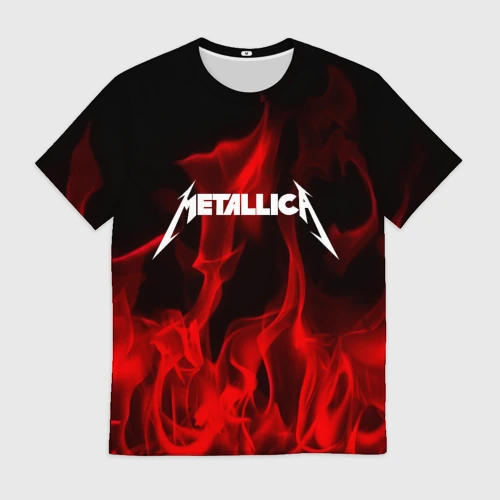 Мужская футболка 3D Metallica