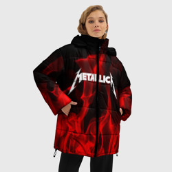 Женская зимняя куртка Oversize Metallica - фото 2