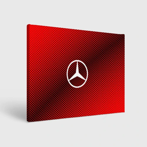 Холст прямоугольный Mercedes sport