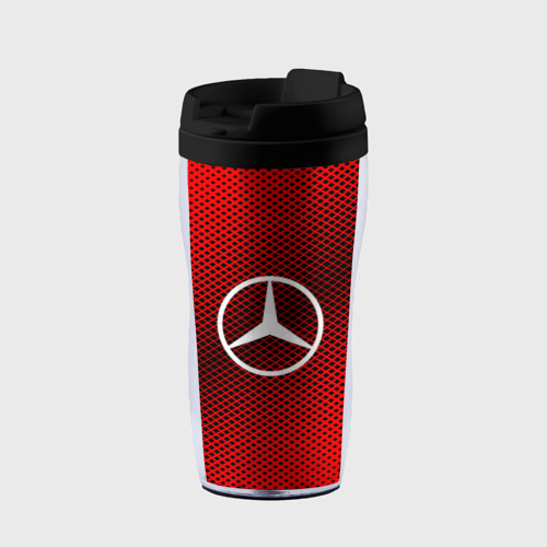 Термокружка-непроливайка Mercedes sport, цвет черный