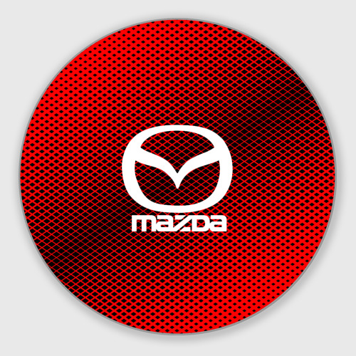 Круглый коврик для мышки Mazda sport