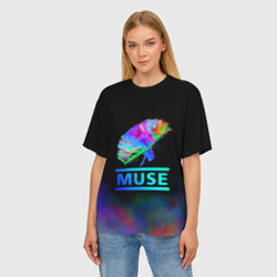 Женская футболка oversize 3D Muse - фото 2