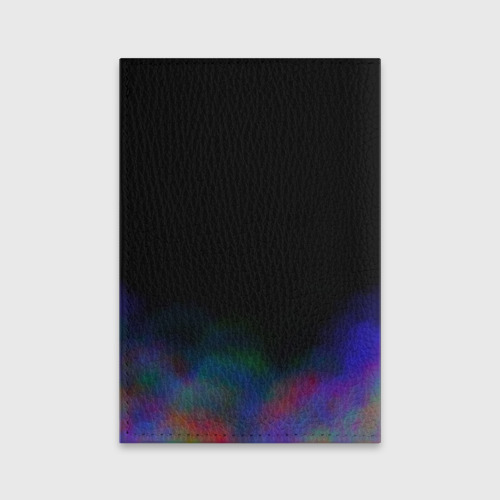 Обложка для паспорта матовая кожа Muse, цвет черный - фото 2