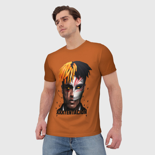 Мужская футболка 3D XXXtentacion (3), цвет 3D печать - фото 3
