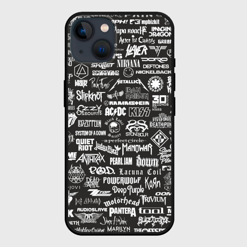 Чехол для iPhone 14 Rock Star, цвет черный