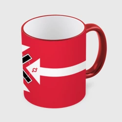 Кружка с полной запечаткой 30 seconds to Mars - black cross