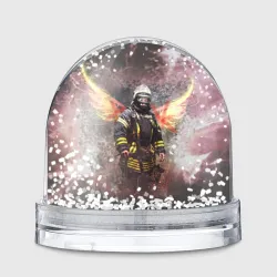 Игрушка Снежный шар Пожарный