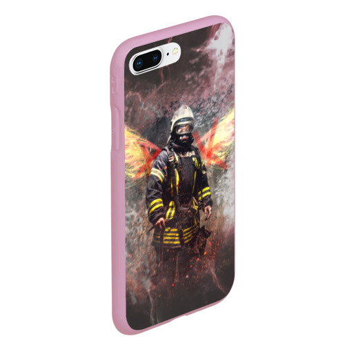 Чехол для iPhone 7Plus/8 Plus матовый Пожарный, цвет розовый - фото 3