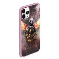 Чехол для iPhone 11 Pro Max матовый Пожарный - фото 2