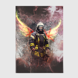 Постер Пожарный