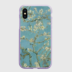 Чехол для iPhone XS Max матовый Ван Гог Цветущие ветки миндаля