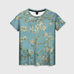 Ван Гог Цветущие ветки миндаля – Женская футболка 3D с принтом купить со скидкой в -26%