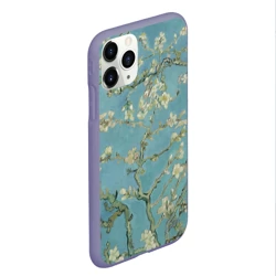Чехол для iPhone 11 Pro Max матовый Ван Гог Цветущие ветки миндаля - фото 2