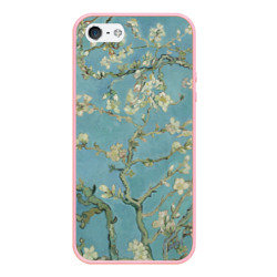 Чехол для iPhone 5/5S матовый Ван Гог Цветущие ветки миндаля