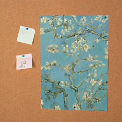 Постер Ван Гог Цветущие ветки миндаля - фото 2