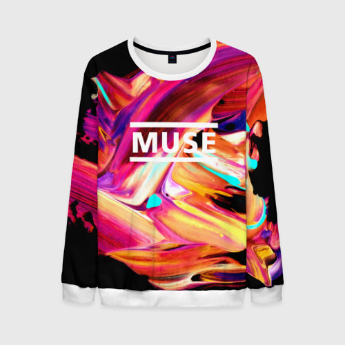 Мужской свитшот 3D MUSE, цвет белый