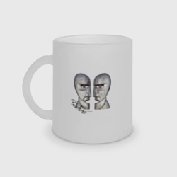 Кружка матовая стеклянная Pink Floyd