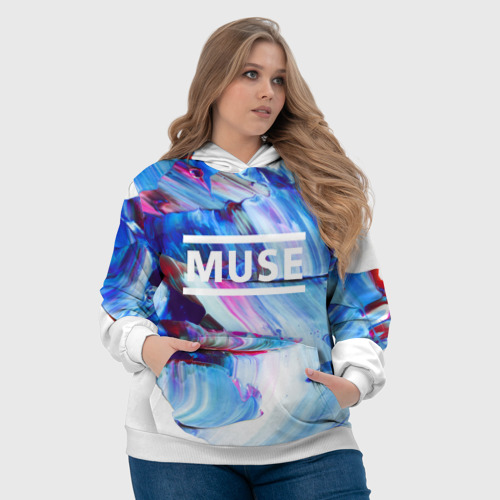 Женская толстовка 3D Muse collection, цвет 3D печать - фото 6