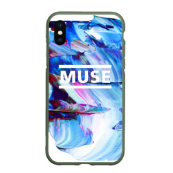 Чехол для iPhone XS Max матовый Muse collection