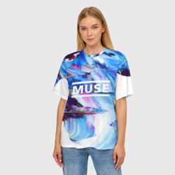 Женская футболка oversize 3D Muse collection - фото 2