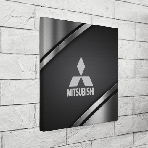 Холст квадратный Mitsubishi sport, цвет 3D печать - фото 3