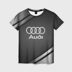 Женская футболка 3D Audi sport