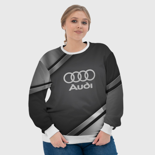 Женский свитшот 3D Audi sport, цвет 3D печать - фото 6