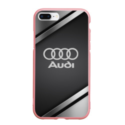 Чехол для iPhone 7Plus/8 Plus матовый Audi sport