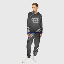Мужской костюм с толстовкой 3D Audi sport - фото 2