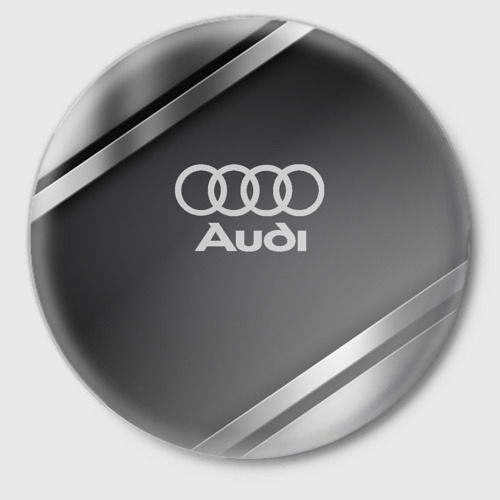 Значок Audi sport, цвет белый