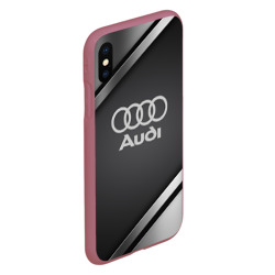 Чехол для iPhone XS Max матовый Audi sport - фото 2