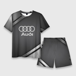 Мужской костюм с шортами 3D Audi sport