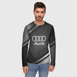 Мужской лонгслив 3D Audi sport - фото 2