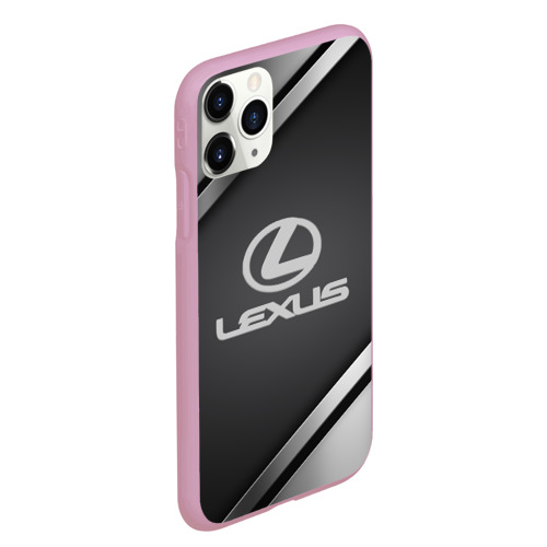 Чехол для iPhone 11 Pro Max матовый Lexus sport, цвет розовый - фото 3