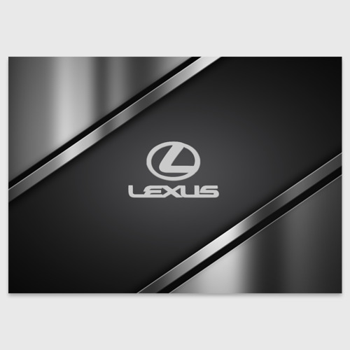 Поздравительная открытка Lexus sport, цвет белый