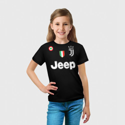 Футболка с принтом Буффон ЛЧ 2018 для ребенка, вид на модели спереди №3. Цвет основы: белый