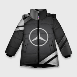 Зимняя куртка для девочек 3D Mercedes sport